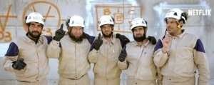 Insight: Saving Syria's Children - The Worst Case of Fake News? | UK Column 8 27245 WhiteHelmetsOneFingerSalute