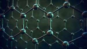 Final Days | Stew Peters 1 310749 digital art minimalism texture simple simple background atoms hexagon ball depth of field blurred structure graphene chemical structures