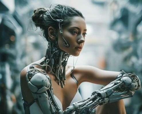 102190 Transhuman woman